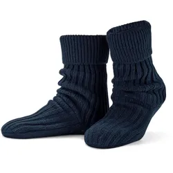 Tchibo - Hausschuhsocken - Herren - Gr. 38-39 - dunkelblau