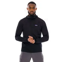 Patagonia Fleece Hoodie Schwarz M