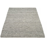 OCI DIE TEPPICHMARKE Teppich »FAVORIT«, rechteckig, Handweb-Teppich aus Indien, handgewebt, hochwertig verarbeitet, grau