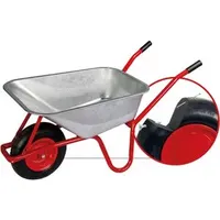 Pro-bau-tec Schubkarre PU-10092, 100 l mit PU-Reifen