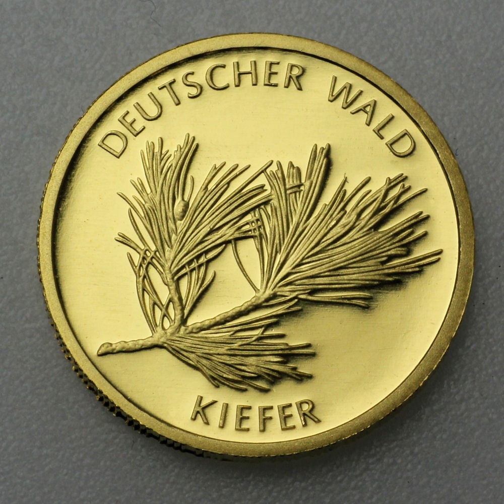 Goldmünze 20 Euro BRD 2013 Kiefer Deutscher Wald