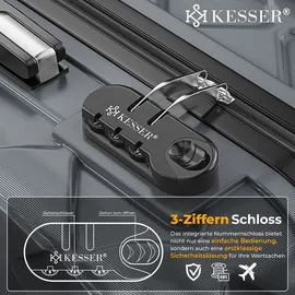 Kesser 4-Rollen 66 cm / 84 l grau