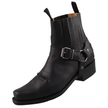 Sendra Biker Stiefelette 6445 Schwarz - Schwarz - 42