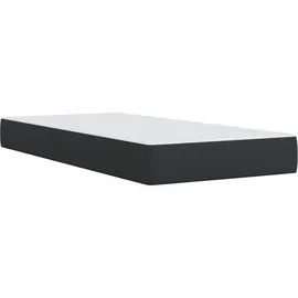 vidaXL Boxspringbett 90 x 200 cm Schwarz