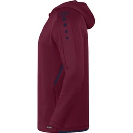 Jako Herren Kapuzenjacke Challenge Maroon/Marine, XXL