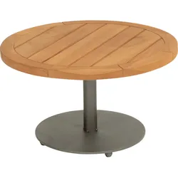 4Seasons Volta natural Teak Kaffeetisch Säulenfuß