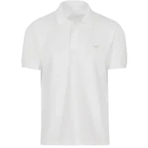TRIGEMA Poloshirt TRIGEMA "TRIGEMA Poloshirt DELUXE Piqué", Jungen, Gr. 116, weiß, Piqué, 100% Baumwolle, Basic, lang, ohne Ausschnitt, Shirts