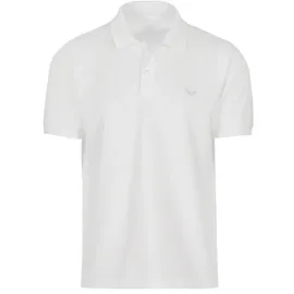 TRIGEMA Poloshirt TRIGEMA "TRIGEMA Poloshirt DELUXE Piqué", Jungen, Gr. 116, weiß, Piqué, 100% Baumwolle, Basic, lang, ohne Ausschnitt, Shirts