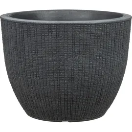 Scheurich Pflanzgefäß Barceo Ø 47 x 47 cm Stony black