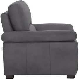 Calia Italia Sessel Gaia Luxus-Microfaser 100 x 92 x 94 cm grau