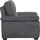 Calia Italia Sessel Gaia Luxus-Microfaser 100 x 92 x 94 cm grau