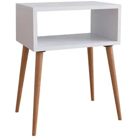 VCM Nachtschrank Singol 44,5 x 30 x 60 cm Weiß