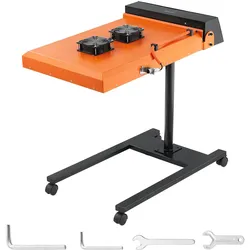 VEVOR Schnelltrockner, 6000 W, 485 x 540 mm, Siebdruck, Siebdrucktrockner mit Sensor, Höhenverstellbar, Doppellüfterkühlung, für T-Shirts