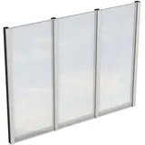 SKANHOLZ Carport-Seitenwand 2,43 x 2,00 m grau