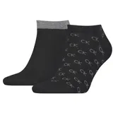 stichd b.v. Calvin Klein Herren Sneaker Socken 2er Pack - schwarz - 43|44|45|46
