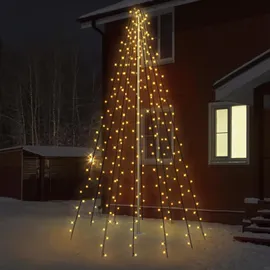 Onshop24.eu LED Lichterkette 15 m spritzwassergeschützt Weiß