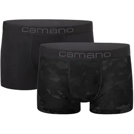 CAMANO Boxershorts schwarz L 6er Pack