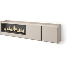 SKRAUT HOME Lowboard 212x50 cm Beige Holzwerkstoff