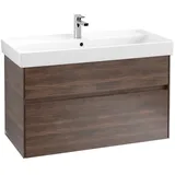 Villeroy & Boch Collaro Waschbeckenunterschrank 96 x 55 cm Arizona Oak