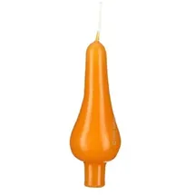 Baumkerzen Pariser Lichte Baumkerzen 9 x 3 cm orange 10 St.