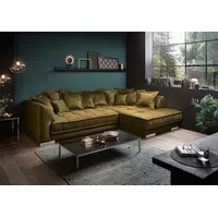 Pascha Ecksofa 308 x 192 cm Sofa Couch Eckcouch Olive