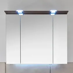 Pelipal Serie 6910 Spiegelschrank 85 cm inkl. LED-Beleuchtung im Kranz, Modul Position unten