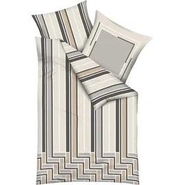 KAEPPEL Avion Gestreift Braun 135 x 200 cm + 80 x 80 cm
