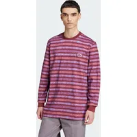 Adidas Originals 90s Stripe Longsleeve Shadow Red S