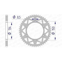 AFAM Krone aus Aluminium 17206520