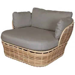 Cane-line - Basket Loungesessel Outdoor, natural / taupe