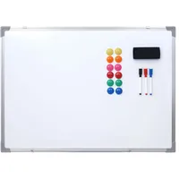Mendler Whiteboard HWC-C84, Magnettafel Memoboard Pinnwand, inkl. Zubehör ~