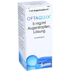 Oftaquix 5 Mg/ml Augentropfen 5 ml