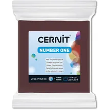 Cernit N°1 Modelliermasse 250 g Braun