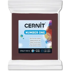Cernit N°1 Modelliermasse 250 g Braun