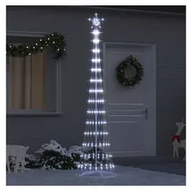 vidaXL LED-Weihnachtsbaum mit Ständer 250 cm Kaltweiß