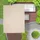 Relaxdays Sonnensegel rechteckig beige 3,5 x 4,5 m
