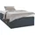 Westfalia Schlafkomfort Boxspringbett, grau (anthrazit), B:120cm L:200cm, Bezug Bett: Feinstrukturstoff (77% Polyester, 23%Viskose) oder Microfaser (100% Polyester);Bonnellfederkernmatratze: 100%Polyester;Kaltschaummatratze: 100% Polyester, Bezug abnehm- und waschbar bis 60C,