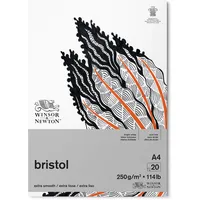 WINSOR & NEWTON SmartMax Bristol-Block 250 g A4, 20 Blatt