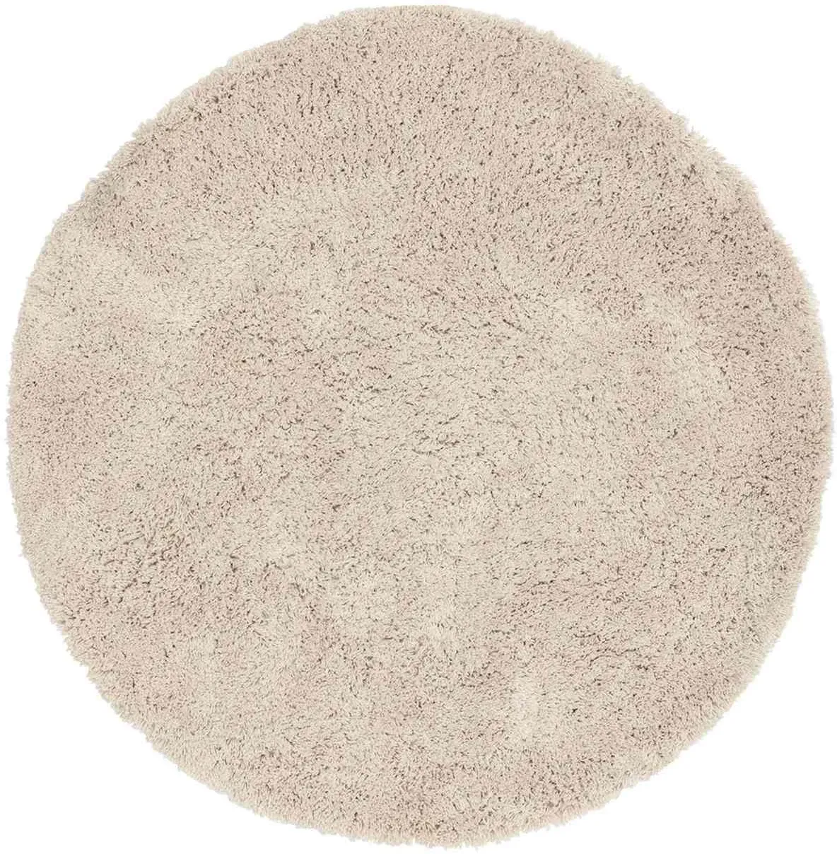 Teppich Celeste aus Viskose, rundes Design, Ø 250 cm, beige, weiche Haptik für Dein Zuhause