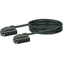 Schwaiger SCART Anschlusskabel 2 m Schwarz