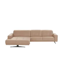 Wohnwert Eckcouch Leder 3-Sitzer Beige