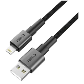 TECH-PROTECT UltraBoost DNA Lightning-Kabel 15W/2,4A 100Cm Eisengrau / Grau