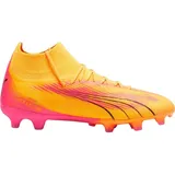 Puma Ultra Pro FG/AG Soccer Shoes, Sun Stream-Puma Black-Sunset Glow, 39 EU