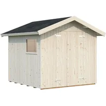 Palmako Nils Holz-Gartenhaus Transparent Satteldach 279 cm x 239 cm
