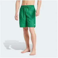 Adidas Originals Monogram Badeshorts - Green / Tech Forest - L