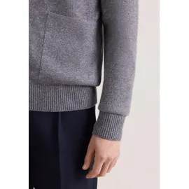Seidensticker SEIDENSTICKER, Strickjacke Smart Knit grau XXL