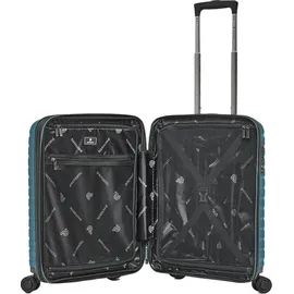 pactastic Collection 04 Cabin Trolley 4-Rollen 55 cm / 40 l blau/metallic blaugrau