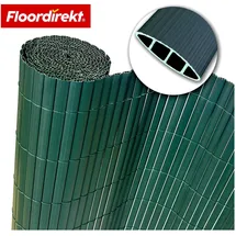 Floordirekt PVC Sichtschutzzaun 100 x 500 cm Grün