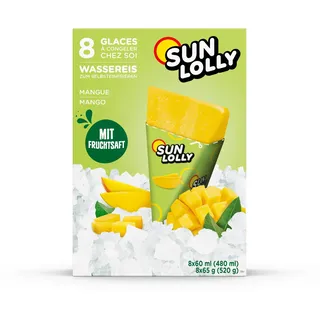Sun Lolly Wassereis Mango 8x 60,0 ml