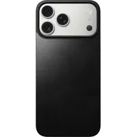 Nomad Lederrückseite Tasche iPhone 17 Pro Max Schwarz -